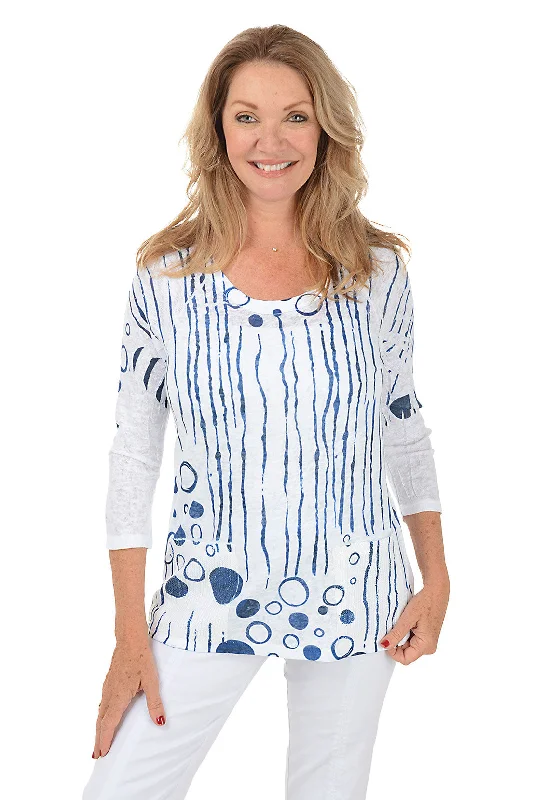 Seasonal Sale – Shop Now!Petite Underwater Bubbles Sequin Pocket Knit Top