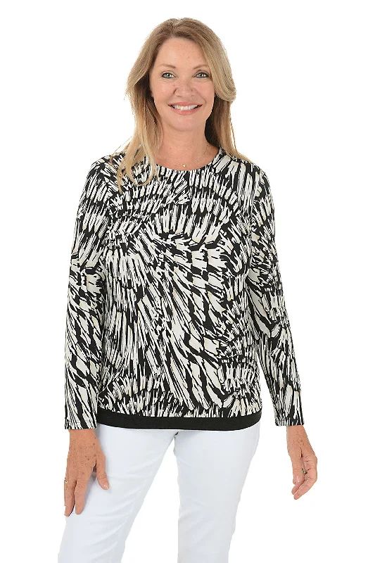 Get the Best for Less!Stones Throw Long Sleeve Knit Top