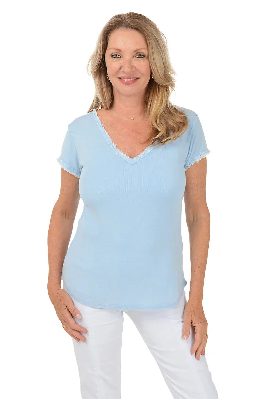 Your Wallet Will Thank You!Frayed Edge Cotton Tee