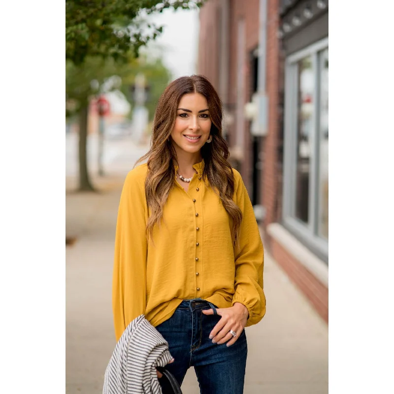 Sale Alert – Get Ready to Shop!Button Front Blouse