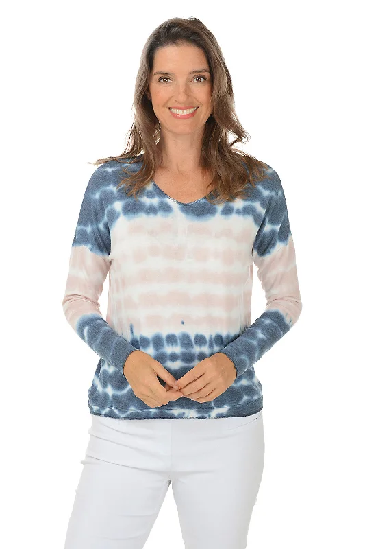 Exclusive Savings This Week!Horizon Tie-Dye Long Dolman Sleeve Top