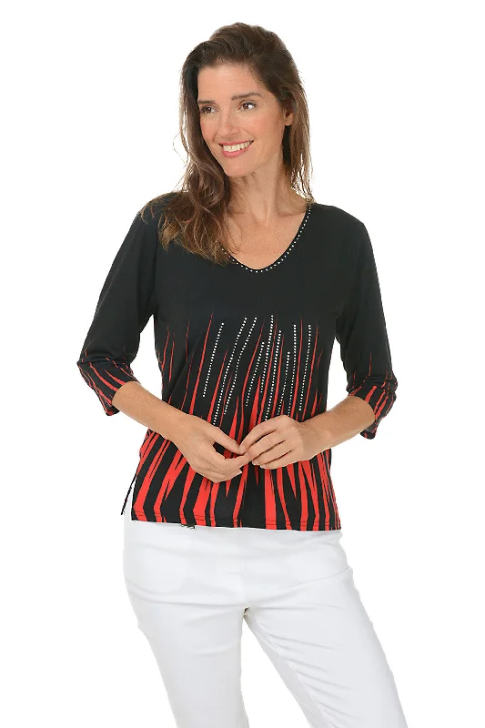 Enjoy Huge Discounts Now!Red Heat Knit Top
