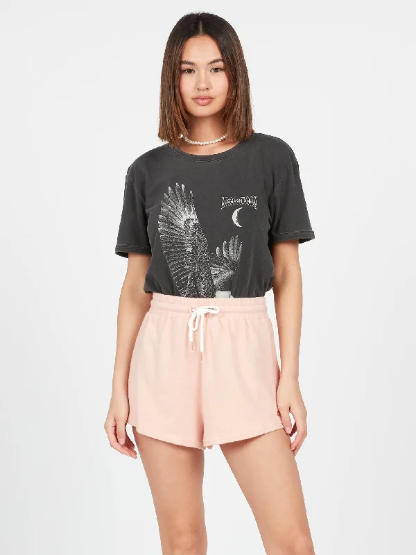Get the Best for Less!Lived In Lounge Fleece Shorts - Hazey Pink