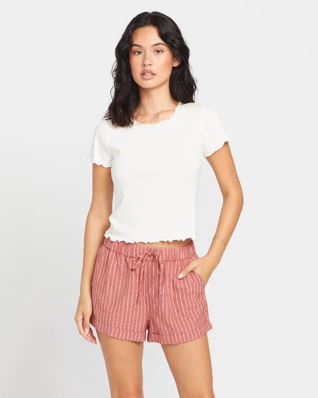 Huge Savings – Act Now!Sunday Strut Shorts - Mauve Rose