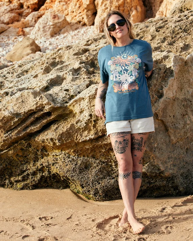 Upgrade for Less!Better Days - Recycled Womens Short Sleeve Relaxed T-Shirt - Teal