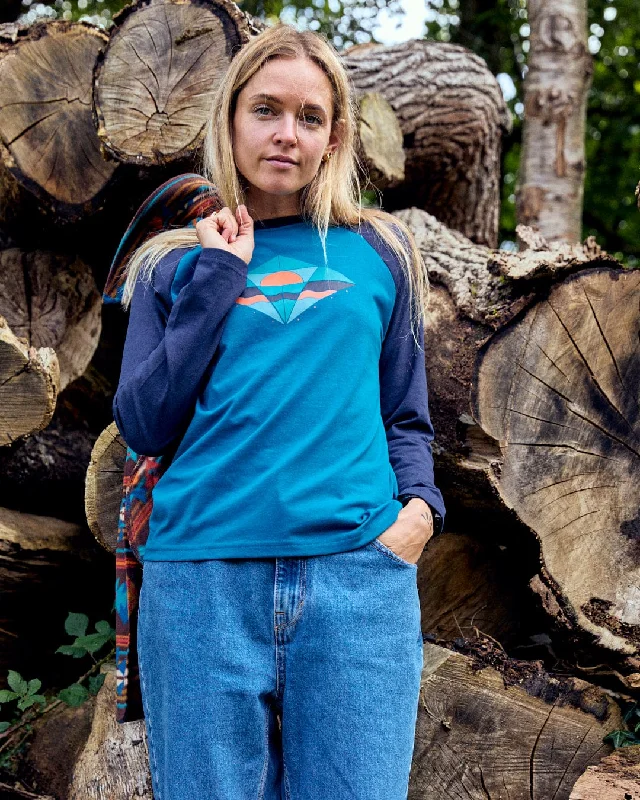 Enjoy Huge Discounts Now!Dimensions - Womens Long Sleeve T-Shirt - Blue