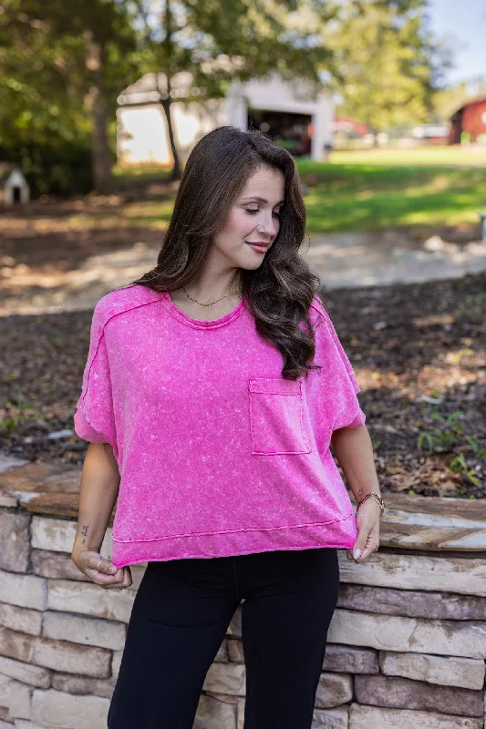 Today’s Deals, Tomorrow’s Regrets!Easy Does It Pink Crop Tee
