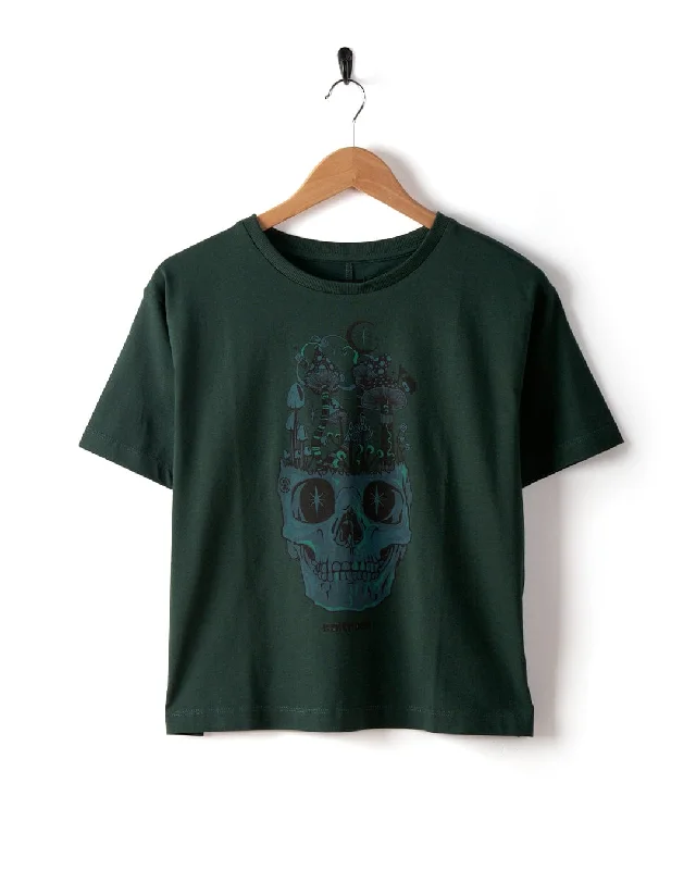 Biggest Sale of the Season!Funguy - Womens Oversized Boxy T-Shirt - Green