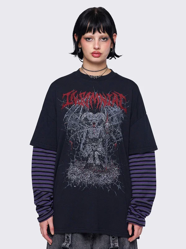 Limited Deals, Unlimited Savings!Insomniac Layered T-shirt