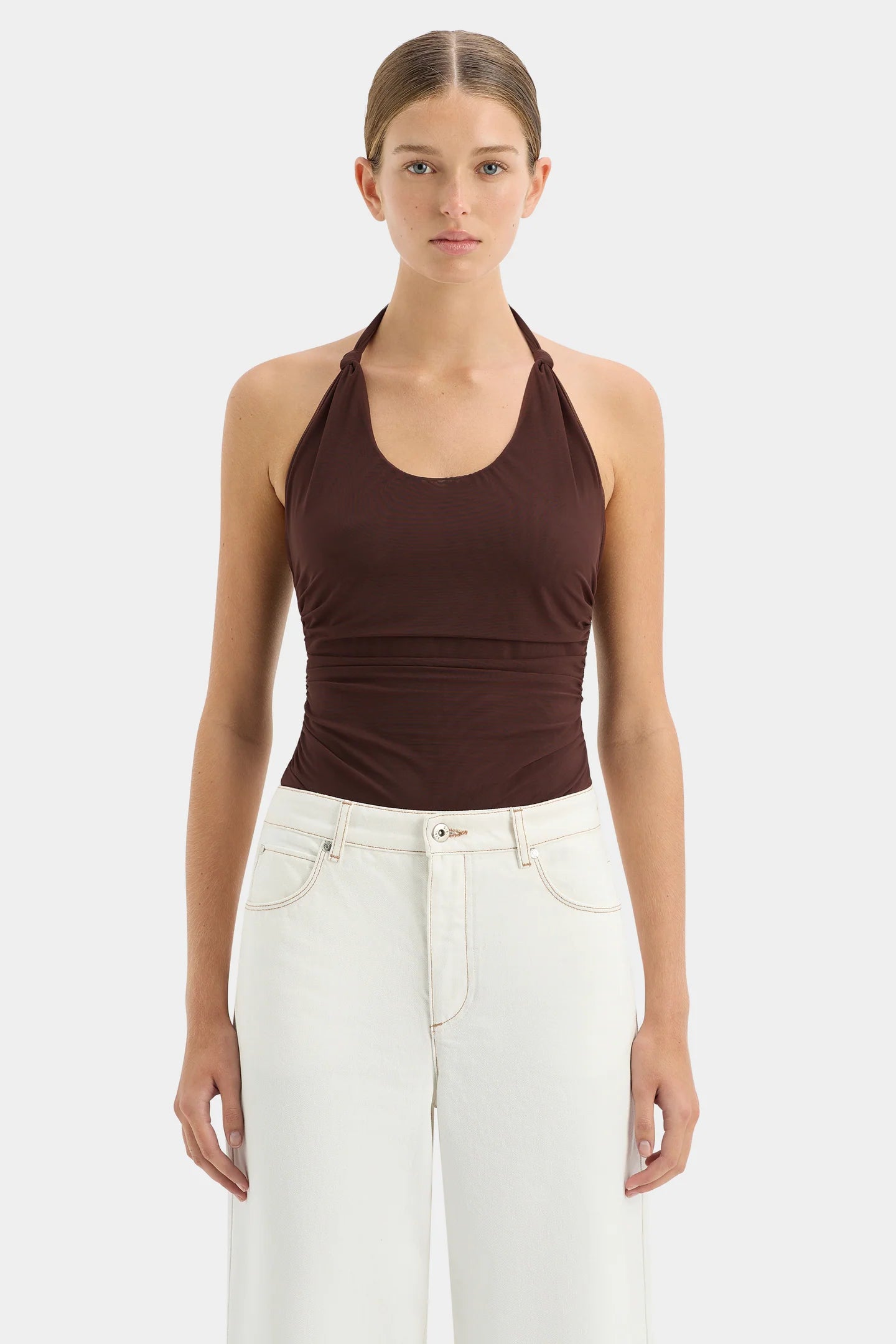 Crazy Discounts Inside!Jacques Knot Top - Chocolate