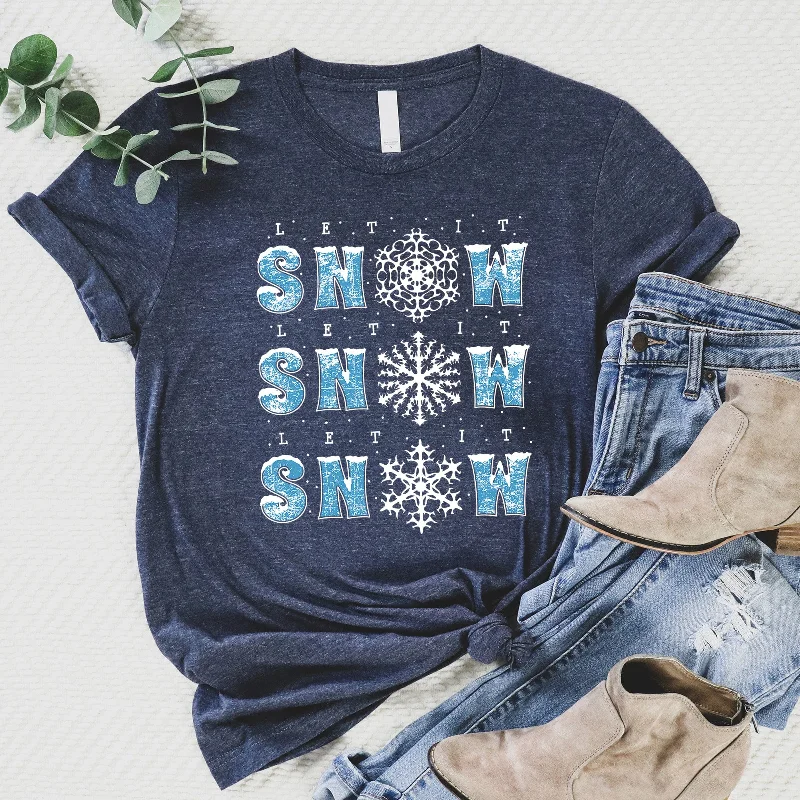 Must-Have Deals Inside!Let it Snow Repeat Tee