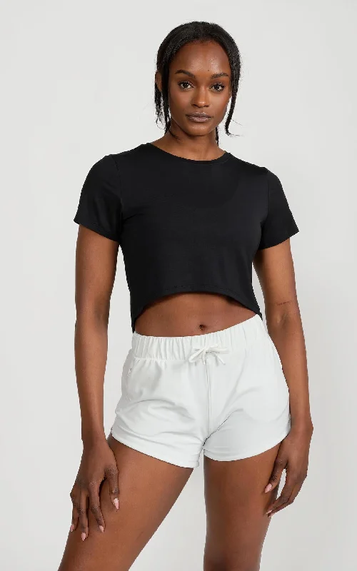 Your Exclusive Offer Awaits!Luv Crop in Black