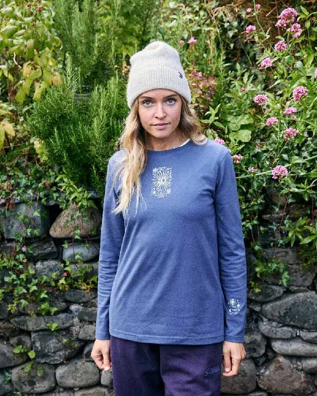 Every Deal is a Steal!Mini Magic - Womens Recycled Long Sleeve T-Shirt - Blue