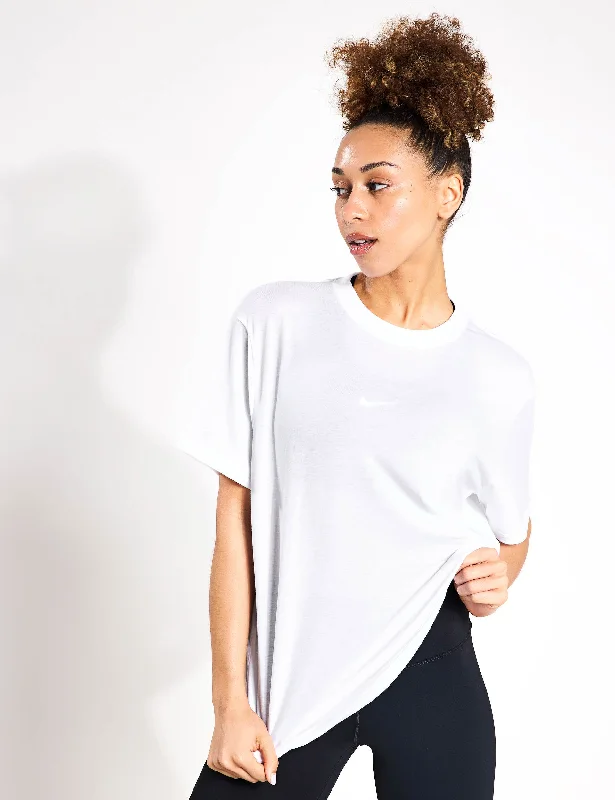 Grab Yours Before It’s Too Late!One Relaxed Dri-FIT Short-Sleeve Top - White/Black
