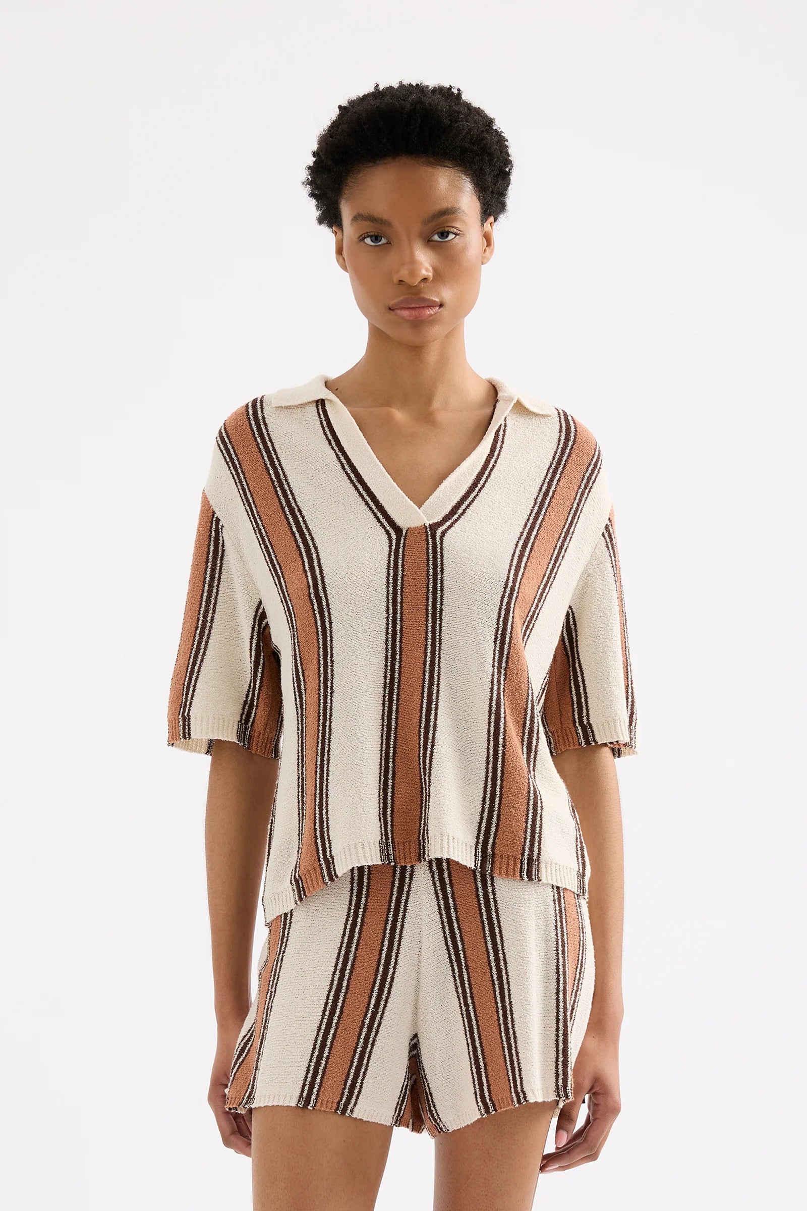 Limited Stock Available!Oda Knit - Manuka Stripe