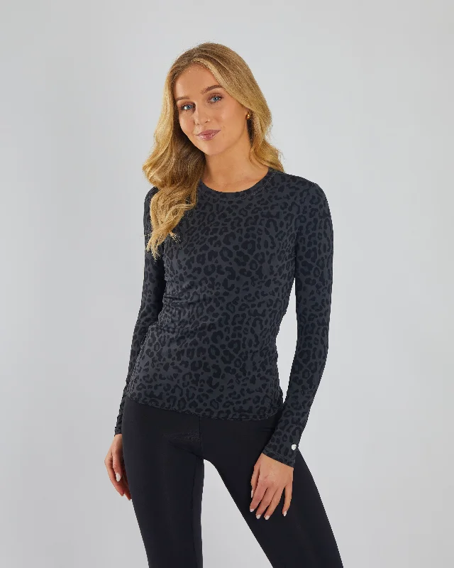 Limited Edition, Limited Price!Thalia Long Sleeve Top Leopard Print