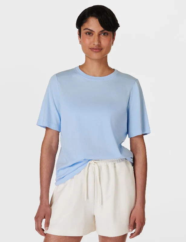 One Day Only – Huge Savings!Essential Crew Neck T-Shirt - Breeze Blue