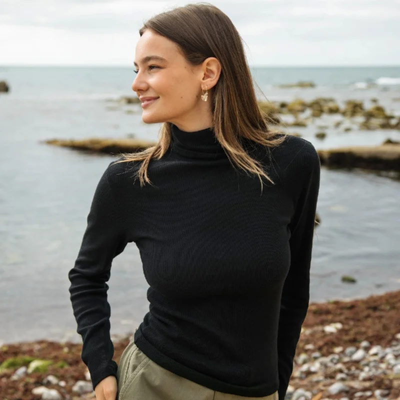 Incredible Savings Inside!Women's Ribbed Turtleneck Top